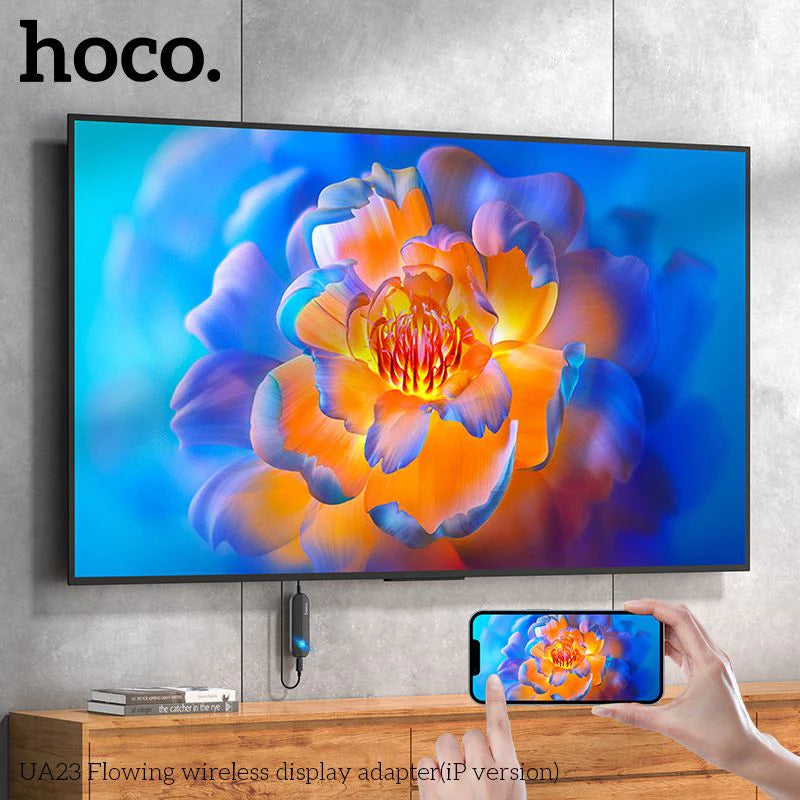 Hoco iPhone iPad Wireless 4K Display Adapter UA23 Gaming movie Hoco iPhone iPad Wireless 4K Display Adapter UA23 Gaming movie